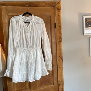 sabo skirt white eyelet dress